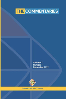 The Commentaries  Volume 2, 2022 (Mediterranean Politics)