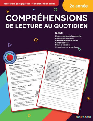 Canadian French Daily Reading Comprehension Grade 2