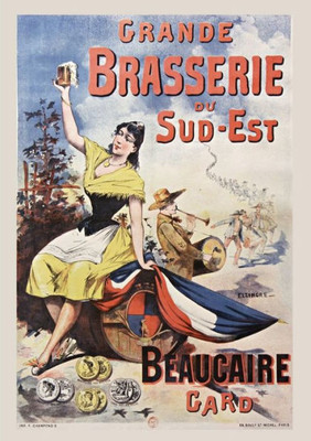 Carnet Ligne: Grande Brasserie Du Sud-Est, Affiche, 1890 [French]