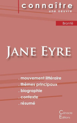 Fiche De Lecture Jane Eyre De Charlotte Brontë (Analyse Littéraire De Référence Et Résumé Complet) (French Edition)