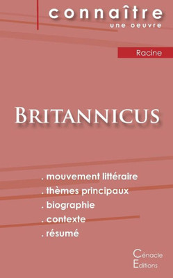 Fiche De Lecture Britannicus De Racine (Analyse Littéraire De Référence Et Résumé Complet) (French Edition)