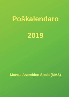Poskalendaro 2019 (Mas-Libro) (Esperanto Edition)