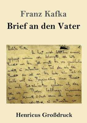 Brief An Den Vater (Großdruck) (German Edition)