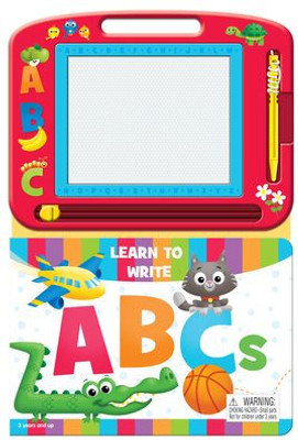 Phidal  Learn To Write Activity Book Learning, Writing, Sketching With Magnetic Drawing Doodle Pad For Kids Children Toddlers Ages 3 And Up - Gift For Easter Holiday Christmas, Birthday