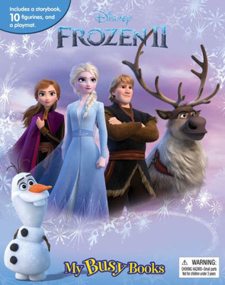 Phidal - Disney Frozen 2 My Busy Books - 10 Figurines And A Playmat