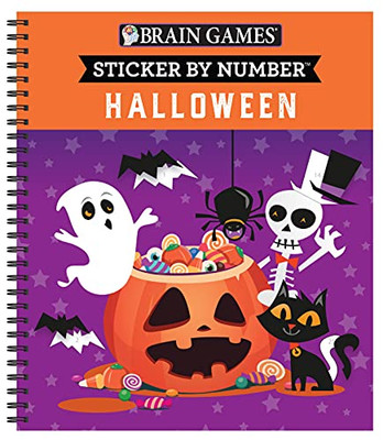 Brain Games - Sticker By Number: Halloween