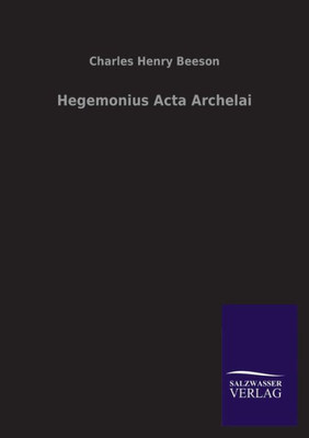 Hegemonius Acta Archelai