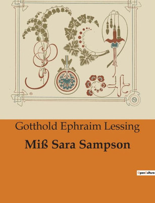 Miß Sara Sampson (German Edition)