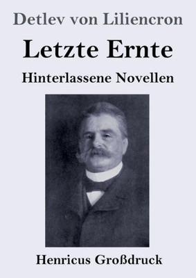 Letzte Ernte (Großdruck): Hinterlassene Novellen (German Edition)