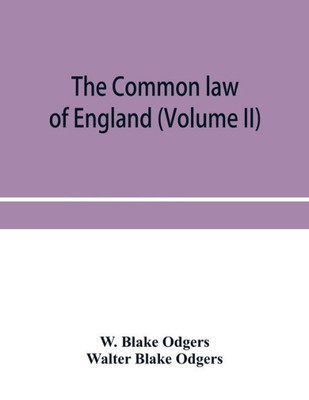 The Common Law of England