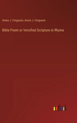 Bible Poem or Versified Scripture in Rhyme