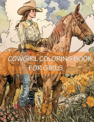 Cowgirl Coloring Book For Girls : Western Country Cow Girls With Cowboy Boots, Hats, Horses and More for the Girls