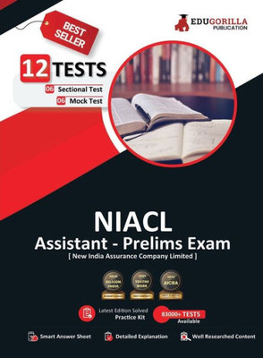 NIACL Assistant Prelims Exam | New India Assurance Company Limited | 6 Full-Length Mock Tests + 6 Sectional Tests