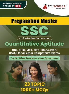 Preparation Master SSC Quantitative Aptitude Book 2023 (English Edition) - 23 Topic-Wise Previous Year Questions (PYQ) For CGL, CPO, MTS, CHSL, Steno, GD and Other Competitive Exams