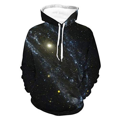 Mens Womens Light-Weight Hoodies 3D Printed Unisex Long Sleeve Pullover Sweatshirts Atmosphere Aviation Space Galaxy Night Sky Pattern Outdoor Outfit For Holiday