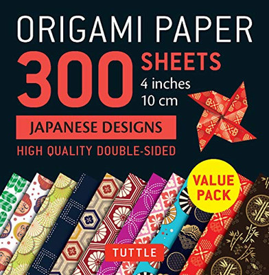 Origami Paper 300 sheets Japanese Designs 4" (10 cm): Tuttle Origami Paper: High-Quality Double-Sided Origami Sheets Printed with 12 Different Designs