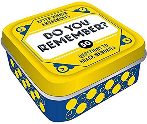 After Dinner Amusements: Do You Remember? 50 Questions to Share Memories (Conversation Game for Family and Friends, Gift for Host or Hostess)