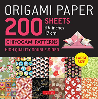 Origami Paper 200 sheets Chiyogami Patterns 6 3/4" (17cm): Tuttle Origami Paper: High Quality, Double-Sided Origami Sheets with 12 Different Patterns (Instructions for 6 Projects Included)