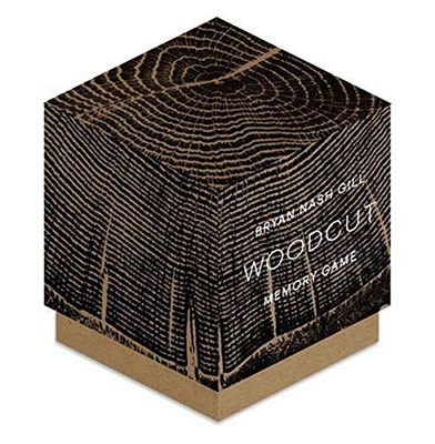 Woodcut Memory Game (Fun challenging memory game for families and friends, 52 pairs of matching cards, keepsake box)
