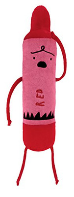 MerryMakers The Day the Crayons Quit Red Plush Toy, 12-Inch