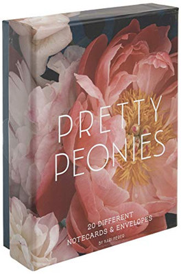 Pretty Peonies: 20 Different Notecards and Envelopes (Floral Stationery Set, Flower Photography Notecards)