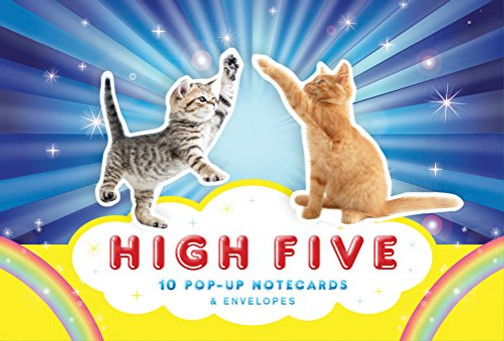 High Five Pop-Up Notecards: 10 Pop-up Notecards & Envelopes (Pop Up Greeting Card, Blank Interior Stationery)