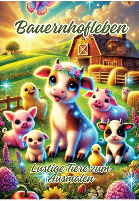 Bauernhofleben : Lustige Tiere Zum Ausmalen