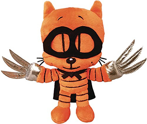 MerryMakers Dog Man's Cat Kid, 6.5-Inch, Based on Dav Pilkey's bestselling Dog Man Series, Orange