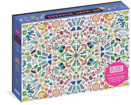 So. Many. Stickers. 1,000-Piece Puzzle (Workman Puzzles)