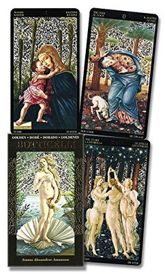 Golden Botticelli Tarot (English, Spanish, French, German and Italian Edition)