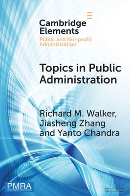 Topics in Public Administration - (Paperback or Softback)
