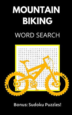 Mountain Biking Word Search: Puzzle Book for Adults and Teens with Solutions