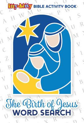 The Birth of Jesus Word Search: Itty-Bitty Bible Activity Book (Pk of 6)