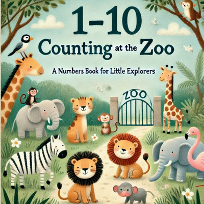 Counting at the Zoo: Discover Numbers 1 to 10 with Friendly Zoo Animals!