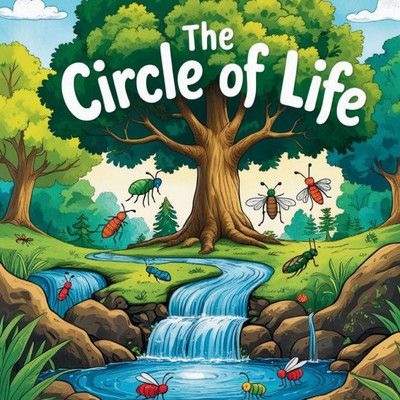 The circle of life: the wonderful cycles of Nature, water cycle, butterfly cycle and a tree cycle.