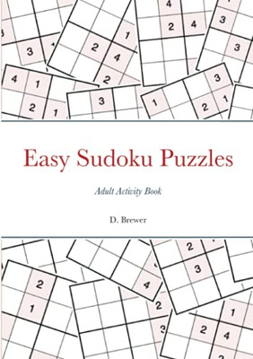 Easy Sudoku Puzzles, Adult Activity Book