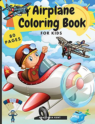 Airplane Coloring Book For Kids - 9781803530093
