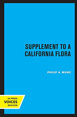 Supplement To A California Flora - 9780520336902