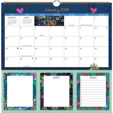 Inspirivity 2026 Memomate Spiral Calendar