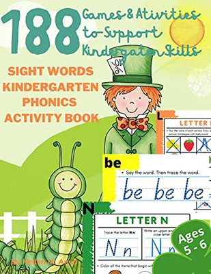 Sight Words Kindergarten & Phonics Activity Book
