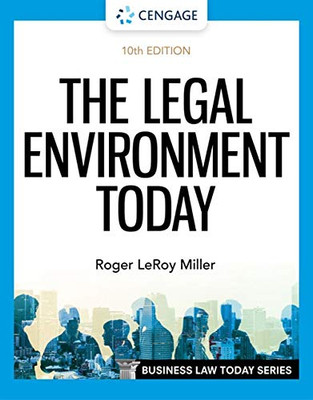 The Legal Environment Today (Mindtap Course List)