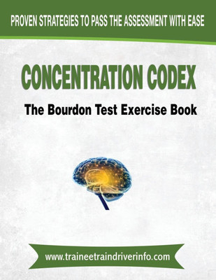 Concentration Codex: The Bourdon Test Exercise Book