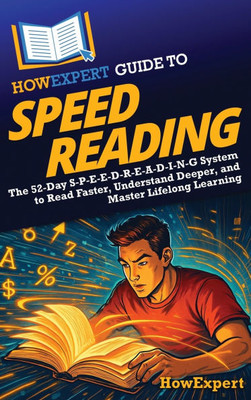 HowExpert Guide to Speed Reading: The 52-Day S-P-E-E-D-R-E-A-D-I-N-G System to Read Faster, Understand Deeper, and Master Lifelong Learning - (Hardback or Cased Book)