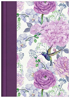 Kjv Study Bible - Large Print [Hummingbird Lilacs]