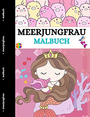 Meerjungfrau Malbuch (German Edition) - 9781803837673
