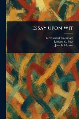 Essay Upon Wit