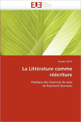 La LittÃ©rature Comme RÃ©Ã©criture