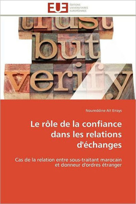 Le Rôle de la Confiance Dans Les Relations d'Échanges