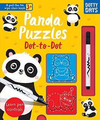 Panda Puzzles Dot-To-Dot (Pull-Tab Wipe-Clean Activity Books)