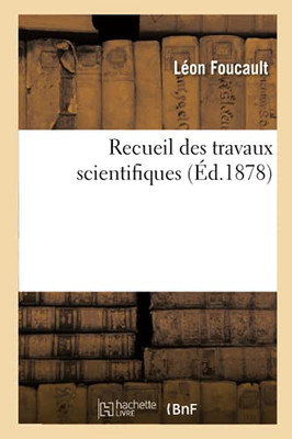 Recueil Des Travaux Scientifiques (Sciences) (French Edition)
